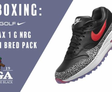 Nike Golf: Unboxing the Air Max 1 G NRG "Safari Bred Pack" 2019 PGA Championship, Bethpage Black