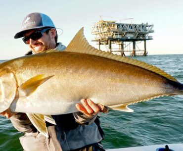 Fishing for Giant Amberjacks and Tuna on Oil Rigs