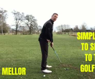 EASIEST SWING IN GOLF, SIMPLE WAY TO SET UP TO THE GOLF BALL, SENIOR GOLFER SPECIALIST