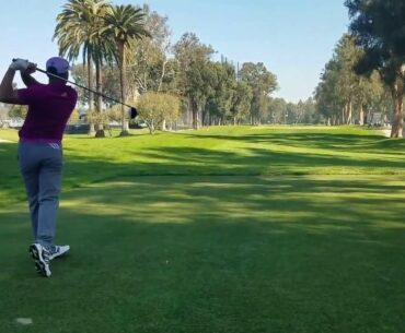 Sergio Garcia wearing adidas Powerband BOA Boost Golf Shoes