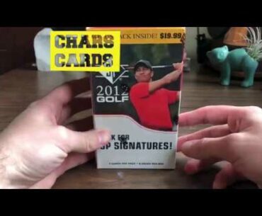 2012 SP Golf Blaster Box 8 total packs - Looking for Tiger Woods!