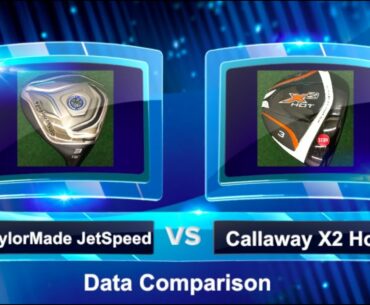 TaylorMade JetSpeed VS Callaway X2 Hot 3 Fairway Woods COMPARISON FlightScope Test and Data