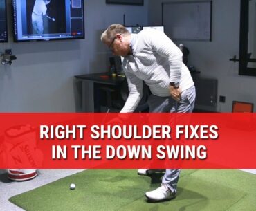 Right Shoulder Fixes In Your Downswing - Golf Swing Tips - DWG