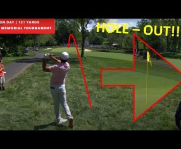 Top-10 eagle hole-outs from The PGA TOUR!!