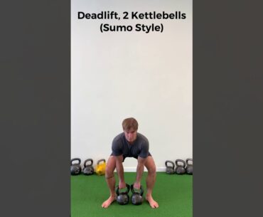 Kettlebell Sumo Deadlift (2 bells)