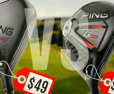 $249 PING G410 vs $49 PING i25 Fairway Wood Test!