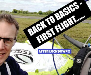 Paramotor Vlog - Back to flying- Starting with the basics.