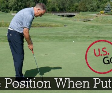 How to Position Your Eyes When Putting - Golf Putting Tips