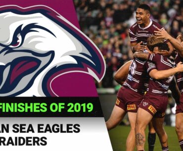 12-man Sea Eagles Stun Raiders | Best Finishes of 2019 | NRL