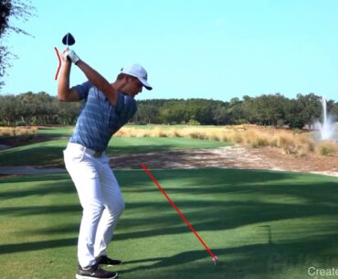 Inside the Golf Lab Swing Review of Bryson DeChambeau's - Pre-Workout Golf Swing