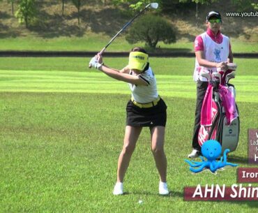 [1080p HD] AHN Shin-Ae 2012 Iron with Practice Golf Swing (2)_KLPGA Tour