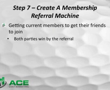 Golf Membership Marketing, Marketing Golf Memberships, Selling Golf Memberships