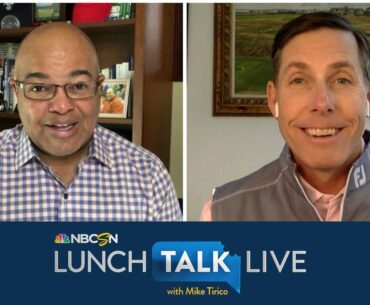 Justin Leonard recalls playing Tiger Woods during "Tiger Slam" run | Lunch Talk Live | NBC Sports