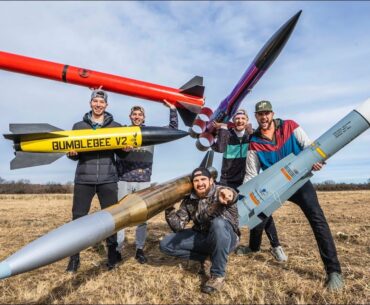 Model Rocket Battle 2 | Dude Perfect