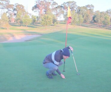 Golf Rules - Your Ball is Stuck in it's Pitch Mark on the Putting Green www.golfisanattitude.com