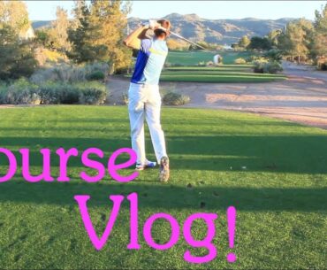 Golf Course Vlog With HighSchool Golfer - PGA Tour Driven