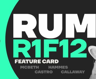 2019 RUM | R1F12 | McBeth, Castro, Hammes, Callaway