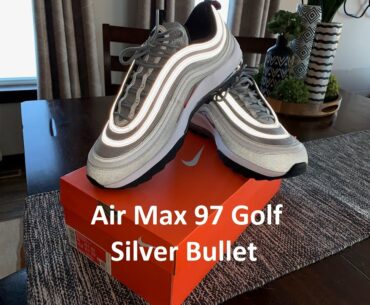 Nike Air Max 97 G-2020 Golf Silver Bullet-Try on