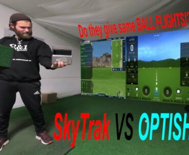 SkyTrak VS OPTISHOT 2 Golfsimulator!! Do they give the same ball flights!? 3&1 Golf