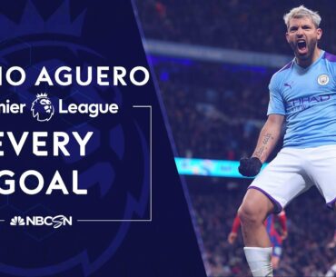 Every Sergio Aguero goal through Matchweek 29 | Premier League | NBC Sports