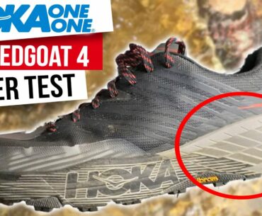HOKA ONE ONE Speedgoat 4 review -  Wet Foot Test 2020
