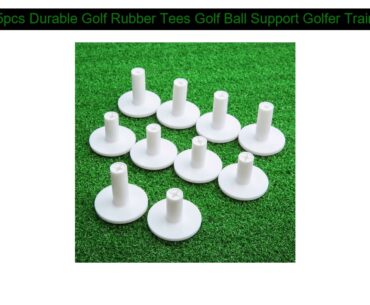 5pcs Durable Golf Rubber Tees Golf Ball Support Golfer Training Tool For Driving Range Golf Practic