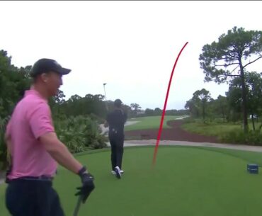 Tiger Woods Roasts Tom Brady After He Shoots a Terrible Shot at Coronavirus Golf Tournament