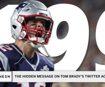 The Hidden Message in Tom Brady's Twitter Account