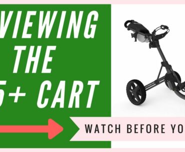 Clicgear 3.5+ Push Cart: An HONEST Review