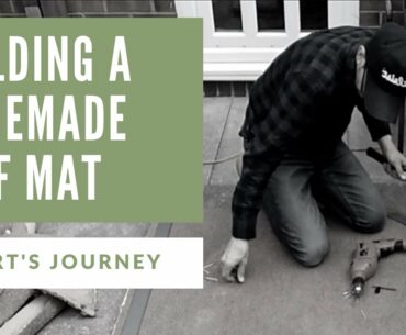 How to Build a Homemade Golf Mat at Home with Carpet and an Old Desk - Stuart's Journey