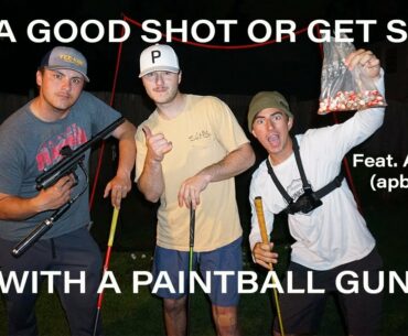 PAINTBALL GOLF CHALLENGE & $100 BETS | Feat. Alex Peric (apbassing)