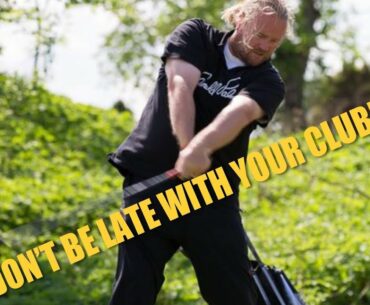 Don’t be late with your clubface...           Golf with Marcus Edblad