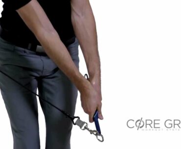 Core 12 - Narrow Golf Posture - Core Grip Golf Chop Series (Male)