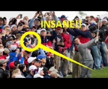 Rory McIlroy's golf ball finds fan's pocket at PGA TOUR!!