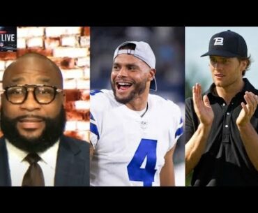 [FULL] NFL Live | Marcus Spears on Woods & Brady in 'The Match', Dak not sign $31,4M franchise