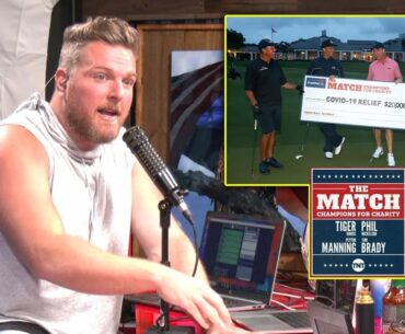 Pat McAfee's Thoughts On The Match 2: Tiger & Peyton Manning vs Phil & Tom Brady