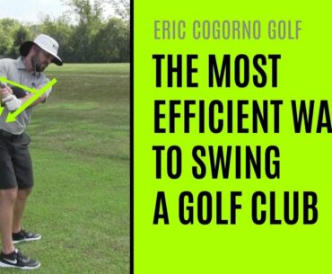 GOLF: The Most Efficient Way To Swing A Golf Club