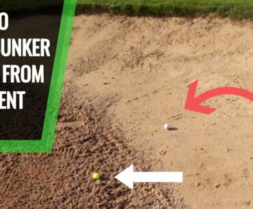 HOW TO PLAY BUNKER SHOTS FROM COMPACT AND WET LIES