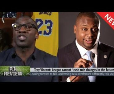 Shannon "backlash" Troy Vincent insists League cannot "rush rule changes in the future" | Undisputed