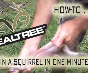 How To Skin A Squirrel In One Minute