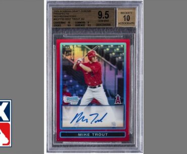 Mike Trout signed rookie card sells for modern-day record $900K at auction | FOX MLB