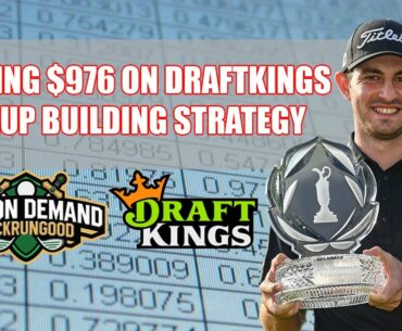 Winning $976 on DraftKings | Lineup Building Strategy - Core Cascading