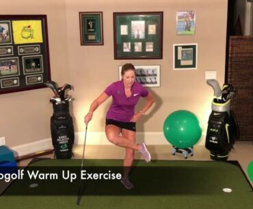 How to Improve Golf and Fitness with the Cardiogolf Standing Glute Stretch