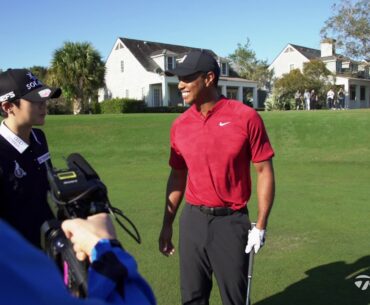 When you meet your idol.... Tiger Woods | TaylorMade Golf Europe