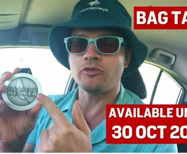 BAG TAGS AVAILABLE TIL 30 OCT 2019! Golf Sidekick Merch Gear Waddaplaya!!!!
