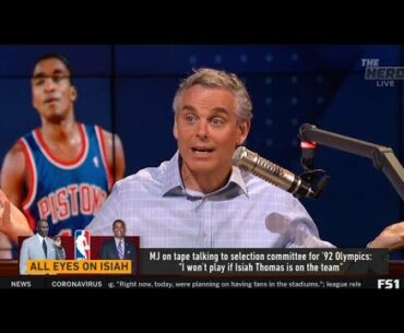 Colin "SHOCKED": MJ have taunted in '92 Olympics: "I won't play if Isiah is on the team" | The Herd