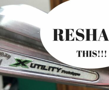 Utility Golf Club Reshaft 2018 - golf club repair.