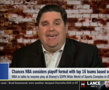 Brian Windhorst "outburst" NBA considers playoff format with top 16 teams based on record | Get Up