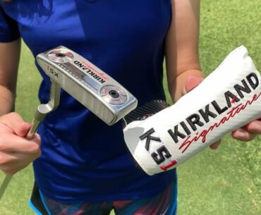 Playing Golf w/ KIRKLAND SIGNATURE KS1 PUTTER FROM COSTCO!! (Course Record??)