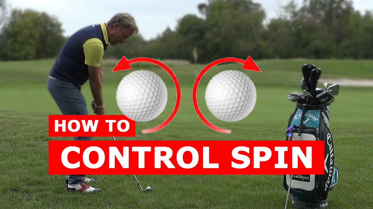 HOW TO CONTROL the SPIN of the GOLF BALL create backspin